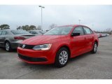 2013 Tornado Red Volkswagen Jetta S Sedan #75307975