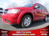 2013 Brilliant Red Tri-Coat Pearl Dodge Journey American Value Package #75312677