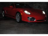 Guards Red Porsche Boxster in 2012