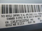 2012 Grand Cherokee Color Code for Winter Chill - Color Code: PBA