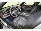 2013 BMW 7 Series 750i Sedan Black Interior