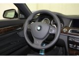 2013 BMW 7 Series 750i Sedan Steering Wheel