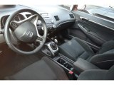 2007 Honda Civic Si Sedan Black Interior