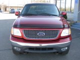 1999 Dark Toreador Red Metallic Ford F150 XLT Extended Cab 4x4 #7484530