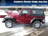 2013 Deep Cherry Red Crystal Pearl Jeep Wrangler Sport 4x4 #75357147