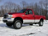 2003 Ford F350 Super Duty XLT Regular Cab 4x4 Front 3/4 View