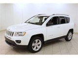 2012 Bright White Jeep Compass Sport 4x4 #75357390