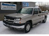 2004 Silver Birch Metallic Chevrolet Silverado 1500 Z71 Extended Cab 4x4 #75357206