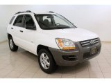 2007 Clear White Kia Sportage LX V6 4WD #75394741