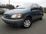 Sailfin Blue Metallic Toyota Sienna in 2000