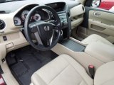 2011 Honda Pilot LX Beige Interior