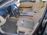 2004 Volkswagen Phaeton W12 4Motion Sedan Sonnen Beige Interior