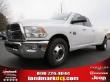 2012 Bright White Dodge Ram 3500 HD Big Horn Crew Cab Dually #75394346