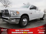 2012 Bright White Dodge Ram 3500 HD Big Horn Crew Cab Dually #75394343