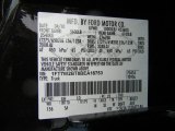 2011 F250 Super Duty Color Code for Tuxedo Black Metallic - Color Code: UH