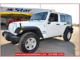 2013 Bright White Jeep Wrangler Unlimited Sport S 4x4 #75394641