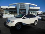 White Platinum Tri-Coat Ford Edge in 2009