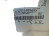 2009 Edge Color Code for White Platinum Tri-Coat - Color Code: UG
