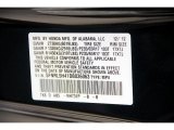 2013 Odyssey Color Code for Crystal Black Pearl - Color Code: NH731P