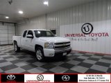 2008 Summit White Chevrolet Silverado 1500 LT Extended Cab #75457125