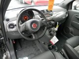2013 Fiat 500 Turbo Sport Nero/Grigio/Nero (Black/Gray/Black) Interior