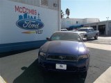 2013 Deep Impact Blue Metallic Ford Mustang V6 Coupe #75457102
