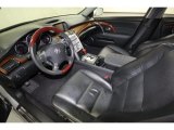 2005 Acura RL 3.5 AWD Sedan Ebony Interior