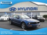 2008 Vista Blue Metallic Ford Mustang V6 Deluxe Convertible #75524264