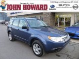 2013 Marine Blue Pearl Subaru Forester 2.5 X #75524929