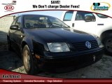 1999 Uni Black Volkswagen Jetta GLS Sedan #75562268