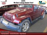 2008 Red Rock Crystal Pearl Jeep Wrangler Unlimited Sahara #75562312