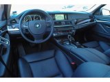 2013 BMW 5 Series 550i xDrive Sedan Black Interior