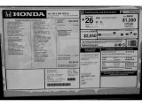 2013 Honda CR-V LX Window Sticker