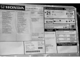 2013 Honda Odyssey LX Window Sticker