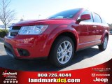 Bright Red Dodge Journey in 2013