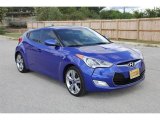 Marathon Blue Hyundai Veloster in 2012