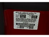 2012 XK Color Code for Italian Racing Red Metallic - Color Code: CAH