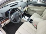 2013 Subaru Legacy 2.5i Limited Ivory Interior