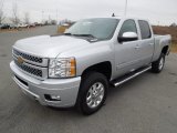 2013 Silver Ice Metallic Chevrolet Silverado 2500HD LTZ Crew Cab 4x4 #75612339