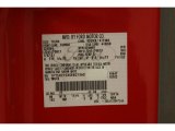 2005 F250 Super Duty Color Code for Red Clearcoat - Color Code: F1