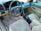 2006 Honda Accord EX Sedan Ivory Interior