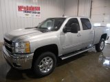 2013 Silver Ice Metallic Chevrolet Silverado 2500HD LTZ Crew Cab 4x4 #75670069