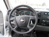 2013 Chevrolet Silverado 3500HD WT Regular Cab 4x4 Plow Truck Steering Wheel