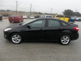 Black Ford Focus in 2012