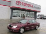 Ruby Red Metallic Hyundai Sonata in 2003