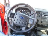 2013 Ford F550 Super Duty XL SuperCab 4x4 Chassis Steering Wheel