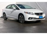 2013 White Orchid Pearl Honda Civic EX-L Sedan #75669574