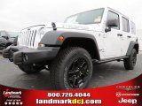 2013 Bright White Jeep Wrangler Unlimited Moab Edition 4x4 #75726531