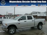 Bright Silver Metallic Dodge Ram 3500 HD in 2012