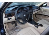 2009 BMW 3 Series 335xi Sedan Beige Interior